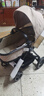 好孩子（gb）天鵝青春版雙向輕便高景觀(guān)嬰兒推車(chē)可坐可躺遛娃車(chē)0-3歲 曬單實(shí)拍圖