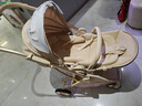 酷貝樂(lè )（coballe）嬰兒推車(chē)輕便遛娃神器新生兒嬰兒車(chē)0-3歲用折疊可坐可躺帶減震 香檳金【4代】 曬單實(shí)拍圖