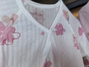 童泰（TONGTAI）嬰兒連體衣夏季新生兒衣服寶寶家居內衣蝴蝶衣2件裝 粉色66cm 曬單實(shí)拍圖