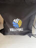 學(xué)生中考排球收納袋男女專(zhuān)用訓練包便攜式運動(dòng)雙肩背包排球裝備包 黑色 曬單實(shí)拍圖