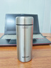施密特（simita） 保溫杯男女士304不銹鋼水杯車(chē)載商務(wù)便攜帶濾網(wǎng)泡茶杯子定制刻字 鋼本色 450ml 曬單實(shí)拍圖