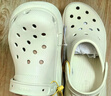 卡駱馳（CROCS）男女泡芙洞洞鞋戶(hù)外休閑時(shí)尚厚底一腳蹬沙灘鞋 207521-2Y2 36-37 曬單實(shí)拍圖
