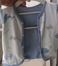 舒貝怡嬰兒衣服兒童馬甲兩面穿背心寶寶坎肩上衣男女春秋馬夾藍110CM 曬單實(shí)拍圖