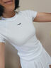 耐克（NIKE）Pro Dri-FIT 女子速干緊身短袖訓練上衣 FV7843-100 S 曬單實(shí)拍圖