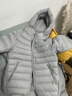 坦博爾輕薄羽絨服女短款連帽百搭休閑秋冬女士外套 珍珠月灰 M(165) 曬單實(shí)拍圖