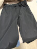 UR2025秋季新款男裝潮流休閑松緊腰腰帶闊腿褲UUY650006 曬單實(shí)拍圖