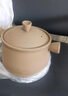 雅城炊煙陶土無(wú)釉砂鍋老式煲湯燉鍋家用燃氣耐高溫干燒煲土沙鍋大容量砂鍋 雙圓丨無(wú)釉耐高溫+送禮包 3.5L 曬單實(shí)拍圖