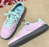 Kappa卡帕女鞋復古德訓鞋子女2026秋冬新款軟底板鞋女輕便休閑運動(dòng)鞋 牡丹粉 38 曬單實(shí)拍圖