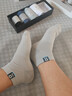 夢(mèng)特嬌襪子男夏季100%純棉10A抗菌防臭短襪艾草精油襪休閑運動(dòng)透氣船襪 曬單實(shí)拍圖