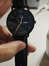 迪士尼（Disney）男士手表時(shí)尚潮流雙日歷石英表初中高中學(xué)生青少年手表男黑色皮帶 曬單實(shí)拍圖