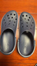 卡駱馳（CROCS）洞洞鞋貝雅卡駱班輕便耐磨一腳蹬休閑鞋|205089 深藍/辣椒紅-4CC 44 (280mm) 曬單實(shí)拍圖