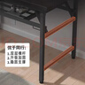 折疊桌電腦桌家用學(xué)生學(xué)習書(shū)桌辦公培訓桌面試長(cháng)條桌戶(hù)外擺攤桌子 雙橫梁-120*60*75CM單桌 曬單實(shí)拍圖
