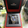 天梭（TISSOT）【官方授權店】瑞士手表 新款PR100系列防水石英腕表 藍盤(pán)鋼帶T150.410.11.041.00 曬單實(shí)拍圖