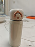 膳魔師（THERMOS）不銹鋼保溫杯大容量男女士?jì)和銛y水杯生日禮物團購定制JNR 【熱賣(mài)推薦】奶油白 350ml 曬單實(shí)拍圖