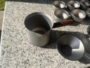 PREAKER純鈦便攜出差旅行茶具套裝戶(hù)外露營(yíng)功夫茶具雙層蓋碗泡茶器禮盒裝 純鈦旅行茶具六杯裝 曬單實(shí)拍圖