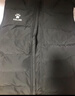 卡爾美（KELME）運動(dòng)棉馬甲男士坎肩秋冬保暖通勤運動(dòng)防寒背心無(wú)袖棉襖 黑色 L  曬單實(shí)拍圖