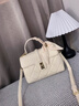 零度Zero包包女包奢侈品2026年新款女士單肩手提包送老婆女友生日禮物 米白色 曬單實(shí)拍圖