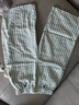 white wheat兒童2025夏季新款長(cháng)褲女寶色織直筒褲男童格子復古褲子 綠色 100 cm 曬單實(shí)拍圖