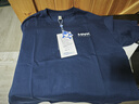 馬克華菲（MARK FAIRWHALE）t恤男夏季純棉重磅短袖男寬松休閑百搭打底衫潮男裝 藏青色 L 曬單實(shí)拍圖