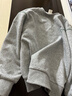 左西童裝男童衛衣2026新款兒童春裝撞色字母印花大童上衣 灰色 140 曬單實(shí)拍圖