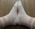 恒源祥【春季新款7A抑菌】女士襪子女純棉透氣青春混色四季中筒襪 曬單實(shí)拍圖