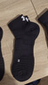 安德瑪（Under Armour）襪子【3雙】籃羽毛球運動(dòng)襪男女跑步中防臭加厚筒毛巾短棉襪 曬單實(shí)拍圖