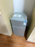 新飛冰箱小型租房用 一級能效冷 藏冷凍兩用1-2人家用小冰箱 出租房雙門(mén)電冰箱辦公室兩門(mén) 26年升級 76A128一級能效【保鮮盒款】銀 曬單實(shí)拍圖