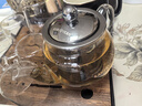 金灶（KAMJOVE） 600ML茶壺 耐熱玻璃茶壺不銹鋼過(guò)濾內膽泡茶壺 花茶壺煮茶壺A-07 曬單實(shí)拍圖