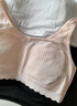 全棉時(shí)代內衣女文胸少女發(fā)育期兒童背心透氣 一階段 貝殼杏粉 S（150） 曬單實(shí)拍圖