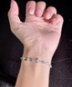 老廟S925純銀蝴蝶手鏈女士款輕奢女生飾品生日禮物送女友老婆 曬單實(shí)拍圖