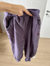 巴厘小豬兒童褲子男童秋冬季加絨加厚保暖褲運動(dòng)褲春秋寶寶衛褲女童休閑褲 凝夜紫(春秋款) 100 曬單實(shí)拍圖
