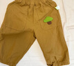 嘟嘟家寶寶褲子春春款兒童純棉長(cháng)褲春季男童卡通梭織褲女童休閑褲百搭潮 卡其色 110 曬單實(shí)拍圖