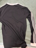 阿迪達斯（adidas）三葉草系列 男 3S LS TEE 長(cháng)袖T恤 KE3546 黑色 M 曬單實(shí)拍圖