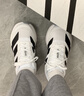 adidas DURAMO SPEED 2超輕緩震回彈訓練備賽跑步鞋男阿迪達斯 白/黑色   41 曬單實(shí)拍圖
