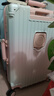 DULA行李箱高顏值多功能帶杯架USB拉桿箱旅行箱密碼箱子漸變色24英寸 曬單實(shí)拍圖