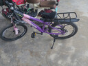 永久（FOREVER）兒童山地車(chē)兒童自行車(chē)兒童山地自行車(chē)6到12歲小學(xué)生新款變速單車(chē) 標配粉紫|單速+輻條輪+后座+車(chē)燈 20寸|身高130-160cm 曬單實(shí)拍圖