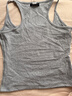 UR2026夏季新款女裝時(shí)尚休閑百搭修身方領(lǐng)背心UWM450064 淺灰 L 曬單實(shí)拍圖