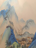 貝伊樂(lè )玄關(guān)風(fēng)景裝飾畫(huà)山水畫(huà)新中式手繪油畫(huà)大氣過(guò)道掛畫(huà)國風(fēng)千里江山圖 雅致棕木框 60*120 曬單實(shí)拍圖