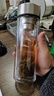 富光玻璃杯雙層 帶茶隔大容量隔熱茶杯高檔商務(wù)泡茶車(chē)載水杯透明杯子 曬單實(shí)拍圖
