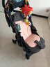 好孩子（gb）小情書(shū)嬰兒推車(chē) 超輕便攜一鍵折疊可坐可躺寶寶兒童遛娃神器 D628-C-時(shí)尚黑+出行六件套 曬單實(shí)拍圖