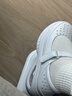 YNUV護士鞋女工作不累腳透氣防滑防臭足弓支撐真皮夏季醫護人員工作鞋 白色 標準尺碼 38 曬單實(shí)拍圖