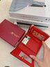金利來(lái)（Goldlion）錢(qián)包女短款女士時(shí)尚百搭三折豎款禮盒皮夾女款卡包2026新款小錢(qián)夾 咖啡配紅【官方授權-假一罰十】 曬單實(shí)拍圖