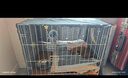 憨憨寵 狗籠貓籠 狗籠子小型犬帶廁所幼犬折疊便攜貓籠子寵物籠具兔籠 黑色 前出盤(pán)狗絲籠 70*50*60cm 曬單實(shí)拍圖
