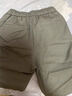 日系休閑短褲男士寬松大碼潮流純棉中褲工裝外穿潮牌運動(dòng)五分褲男 卡其色 M 曬單實(shí)拍圖