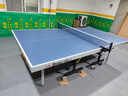雙魚(yú)（DOUBLE FISH） 乒乓球桌室內可折疊移動(dòng)式乒乓球臺家用訓練比賽標準乒乓球案子 233 ITTF認證25MM 曬單實(shí)拍圖