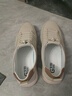 戈耐（GENAI）夏天鏤空透氣板鞋男士真皮休閑皮鞋軟底小白鞋男鞋潮鞋免系帶潮鞋 米色【鏤空透氣+真皮+上線(xiàn)】 夏季 39 (245MM) 曬單實(shí)拍圖