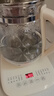 九陽(yáng)（Joyoung）0膠水養生壺 1.5L煮茶器 玻璃花茶壺 316不銹鋼燒水壺電熱水壺 WY301 曬單實(shí)拍圖