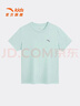 安踏兒童短袖t恤運動(dòng)速干男童短袖2026夏戶(hù)外好洗T女童A72625110A 曬單實(shí)拍圖
