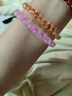 石玥珠寶收藏級8-9mm天然馬粉水晶手鏈芙蓉石本命年轉運珠手串男女士款 曬單實(shí)拍圖