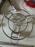 霜山304不銹鋼蒸架高腳蒸盤(pán)可伸縮隔水蒸菜蒸蛋架多功能隔熱防燙架子 伸縮蒸架（展開(kāi)直徑24.5cm） 曬單實(shí)拍圖